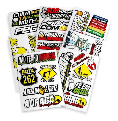 PACK 45 ADESIVOS PARA PERSONALIZAR MINIATURA